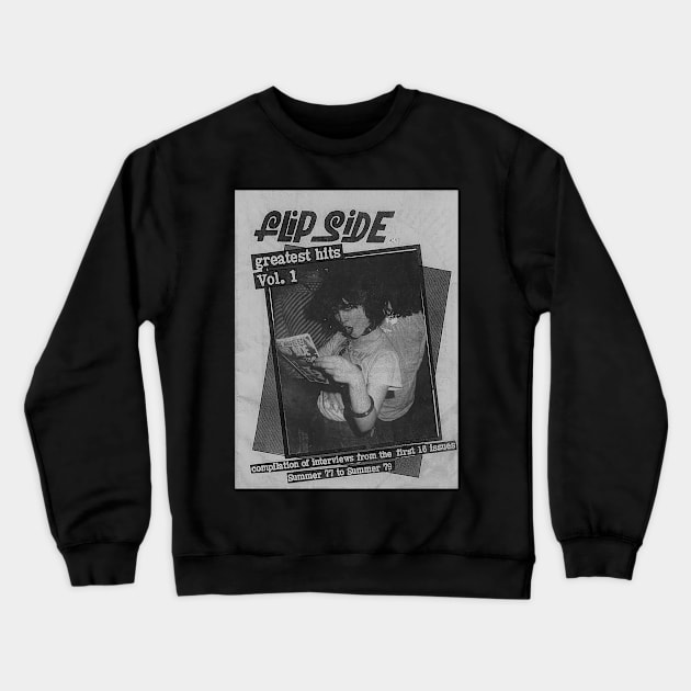 Los Angeles Flipside Fanzine Cover Issue # 26 Crewneck Sweatshirt by Hudley Flipside